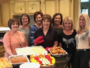 Preparing a meal for Hope's Door