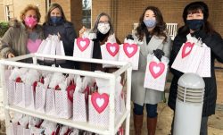 300 Valentine Valentine goody bags for Julliette Fowler